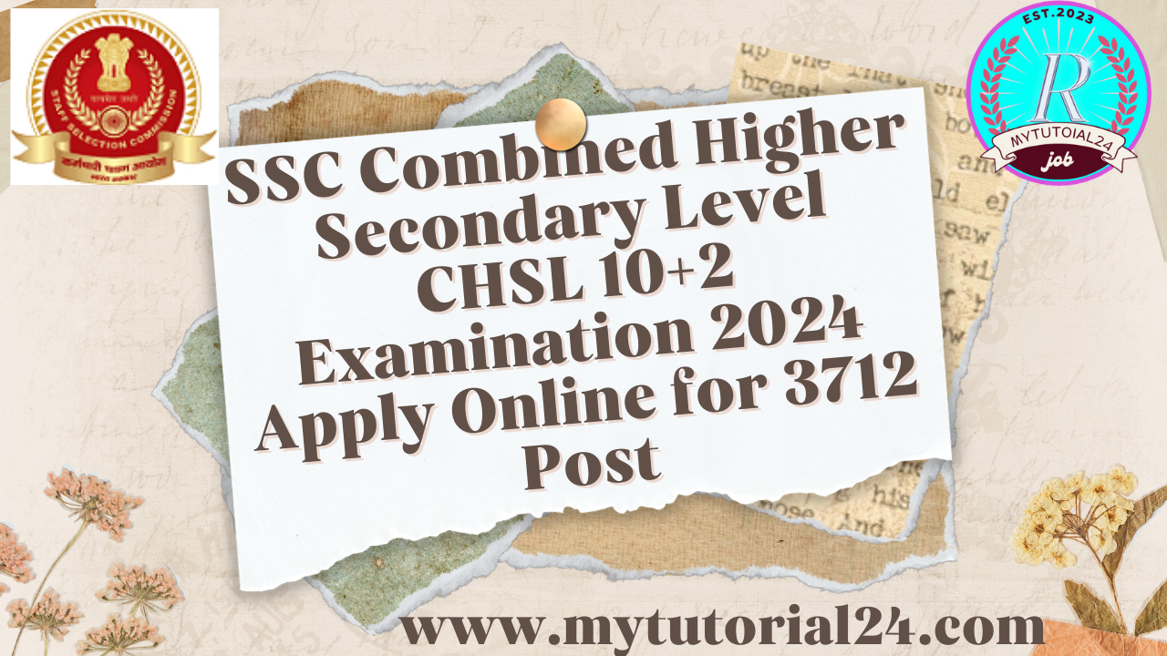 Ssc Combined Higher Secondary Level Chsl