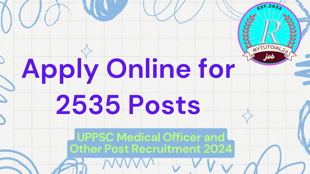 Uppsc Medical Officer Post Recruitment 2024 Apply Online For 2535 Posts 4826